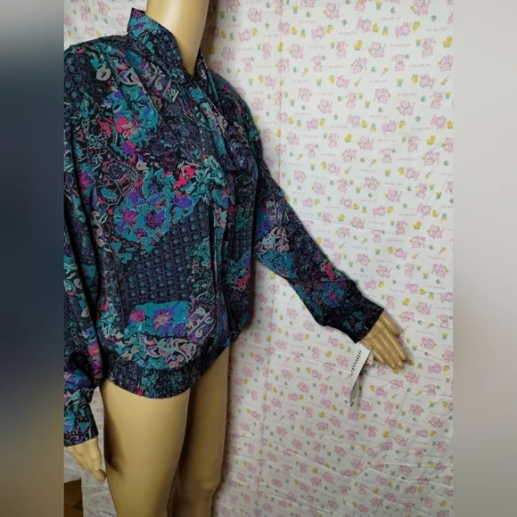 NWT Alfred Dunner women's plus size 14 button up professional blouse shirt top - Picture 6 of 11